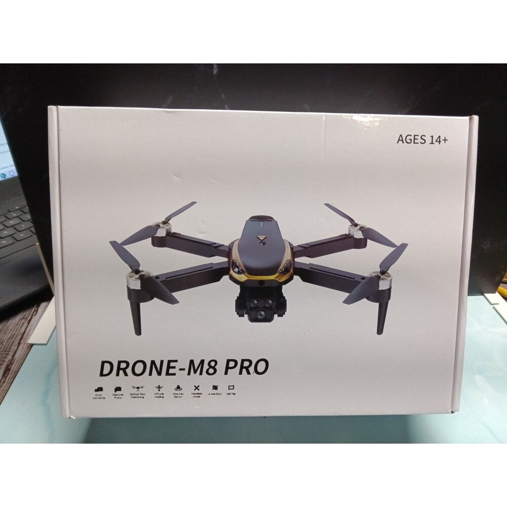 DRONE-M8 PRO Ready to Fly 4K Camera Drone Wi-Fi 20min Flight 100m Range